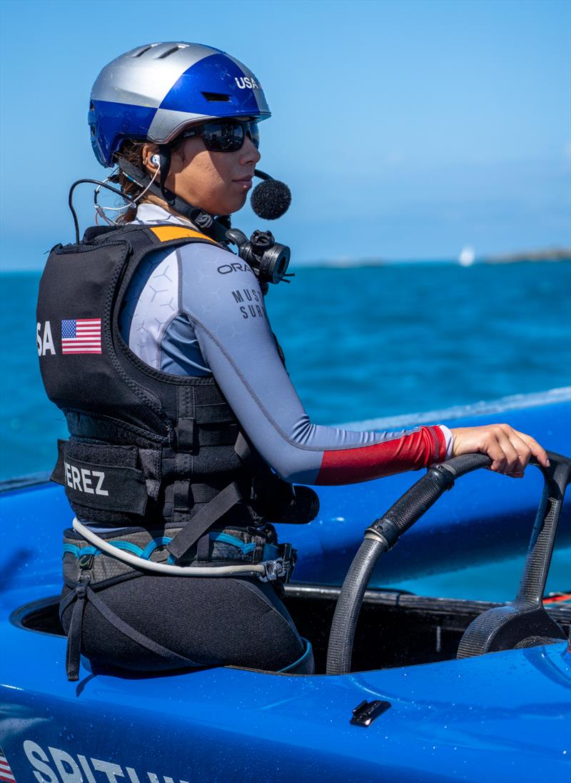 United States SailGP Team practicing in Bermuda photo copyright Sam Greenfield / SailGP taken at  and featuring the F50 class