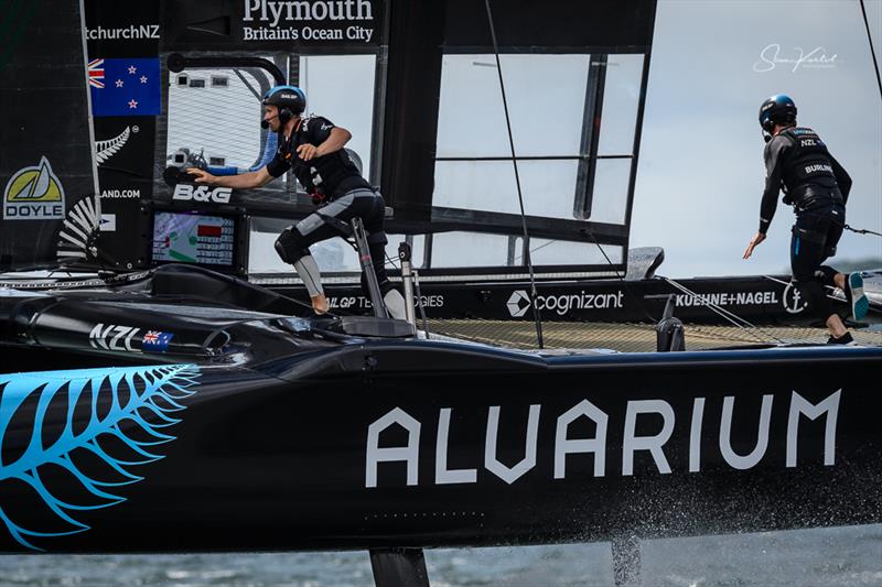 Race Day 1 of the Great Britain Sail Grand Prix in Plymouth - photo © Sam Kurtul / www.worldofthelens.co.uk