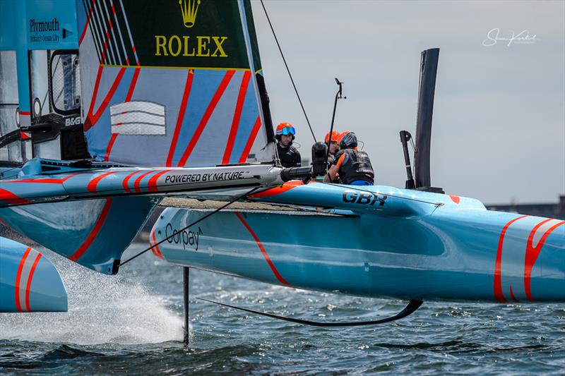 Race Day 1 of the Great Britain Sail Grand Prix in Plymouth - photo © Sam Kurtul / www.worldofthelens.co.uk