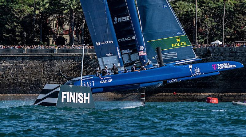 USA SailGP Team helmed by Jimmy Spithill on Race Day 1 of the Spain Sail Grand Prix in Cadiz, Andalusia, Spain - photo © Bob Martin for SailGP