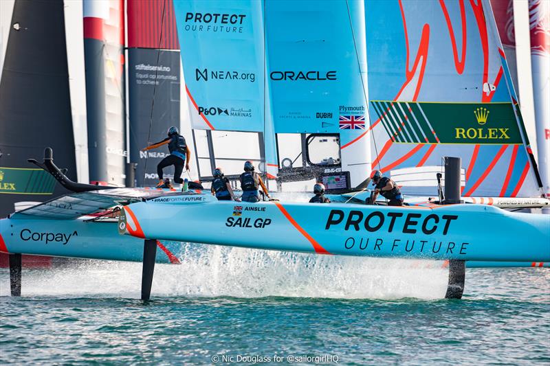 Day 1 of the Dubai Sail Grand Prix presented by P&O Marinas - photo © Nic Douglass for @sailorgirlHQ