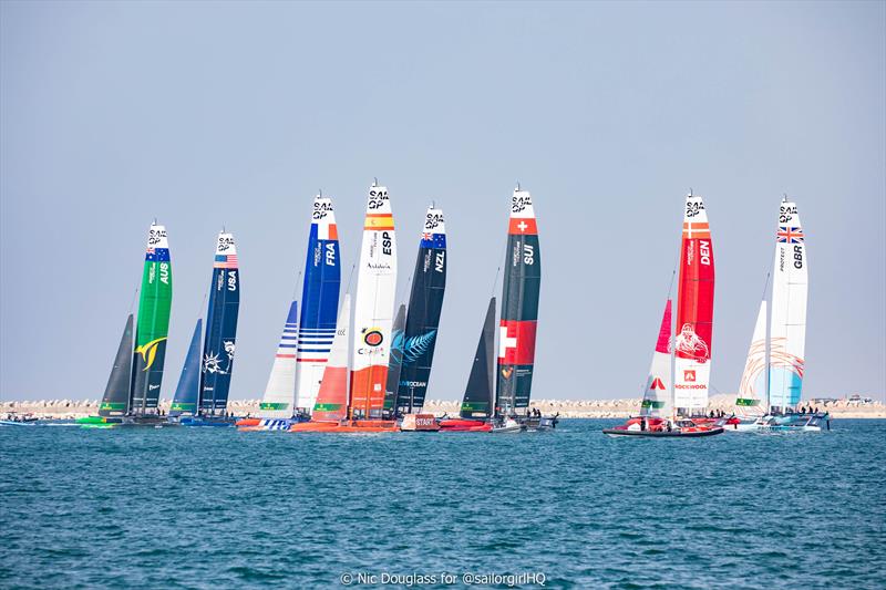 Day 2 of the Dubai Sail Grand Prix presented by P&O Marinas - photo © Nic Douglass for @sailorgirlHQ