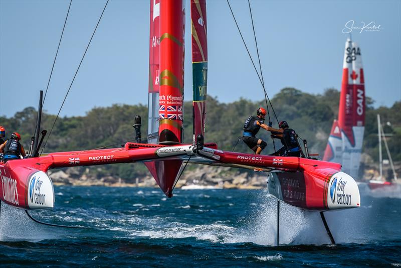 Race Day 1 of the KPMG Australia Sail Grand Prix in Sydney, Australia - photo © Sam Kurtul / www.worldofthelens.co.uk