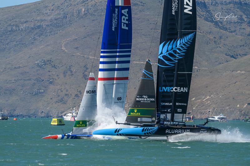 Race Day 2 of the ITM New Zealand Sail Grand Prix in Christchurch, New Zealand - photo © Sam Kurtul / www.worldofthelens.co.uk