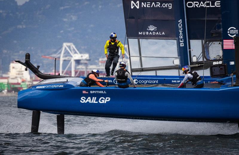 US SailGP Team practice ahead of the Mubadala SailGP Season 3 Grand Final - photo © SailGP