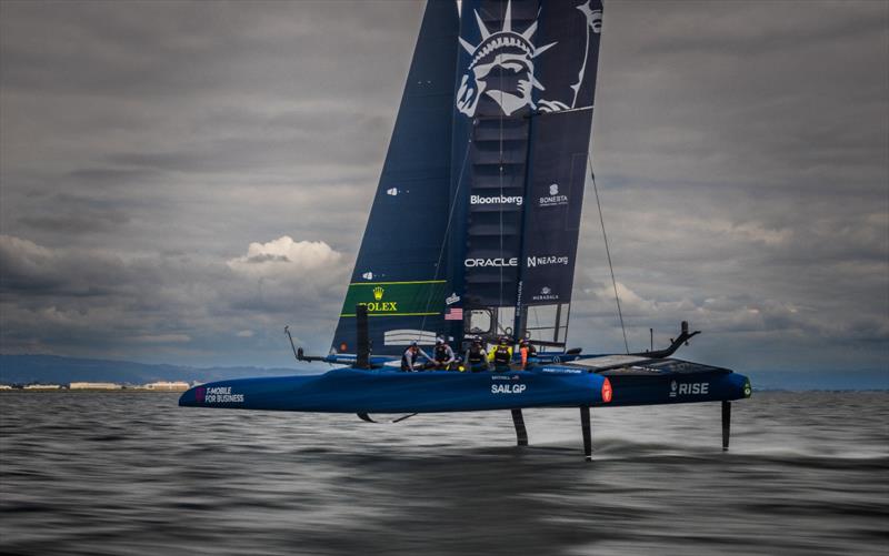 US SailGP Team practice ahead of the Mubadala SailGP Season 3 Grand Final photo copyright SailGP taken at  and featuring the F50 class