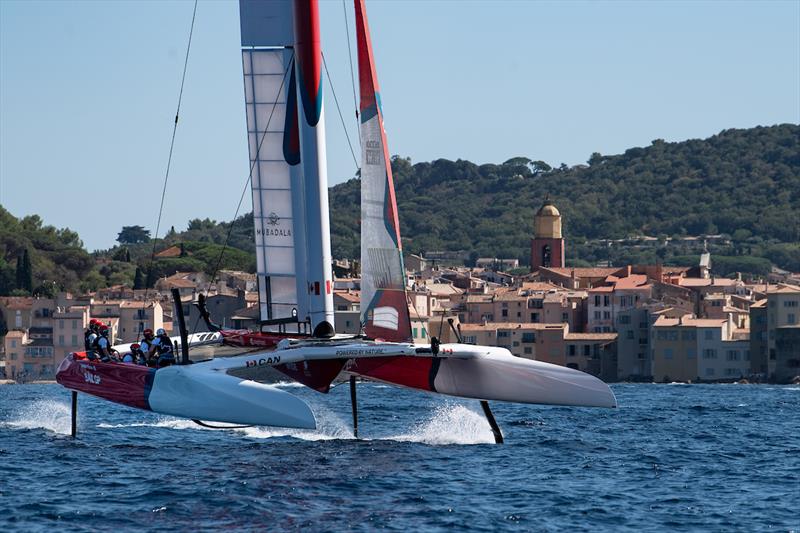  SailGP Team  - Saint Tropez during a practice session ahead of the France Sail Grand Prix in Saint-Tropez. September 6, 2023 - photo © Ricardo Pinto/SailGP
