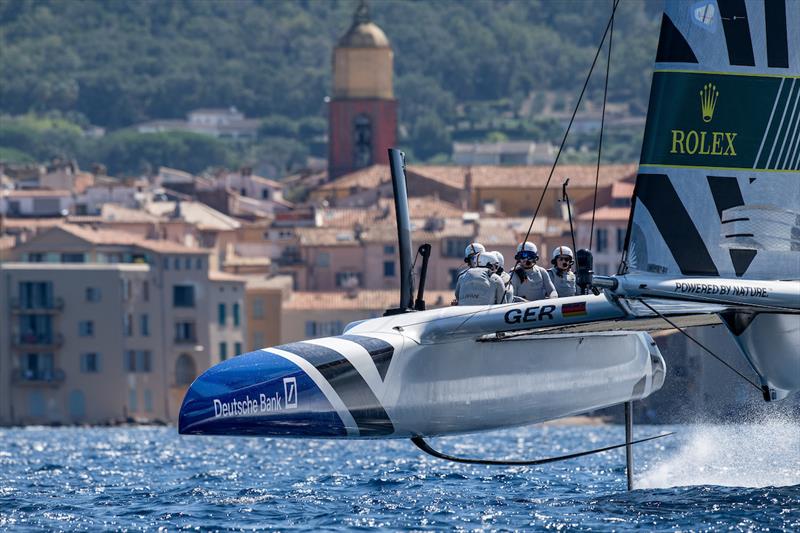 Germany SailGP Team  - Saint Tropez during a practice session ahead of the France Sail Grand Prix in Saint-Tropez. September 6, 2023 - photo © Ricardo Pinto/SailGP