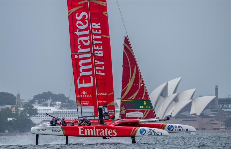 KPMG Australia Sail Grand Prix in Sydney - Day 1 photo copyright Ricardo Pinto for SailGP taken at  and featuring the F50 class