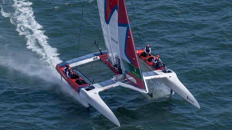CanadaSailGP testing the new T-Foil in San Francisco - July 2024 - photo © Ricardo Pinto/SailGP
