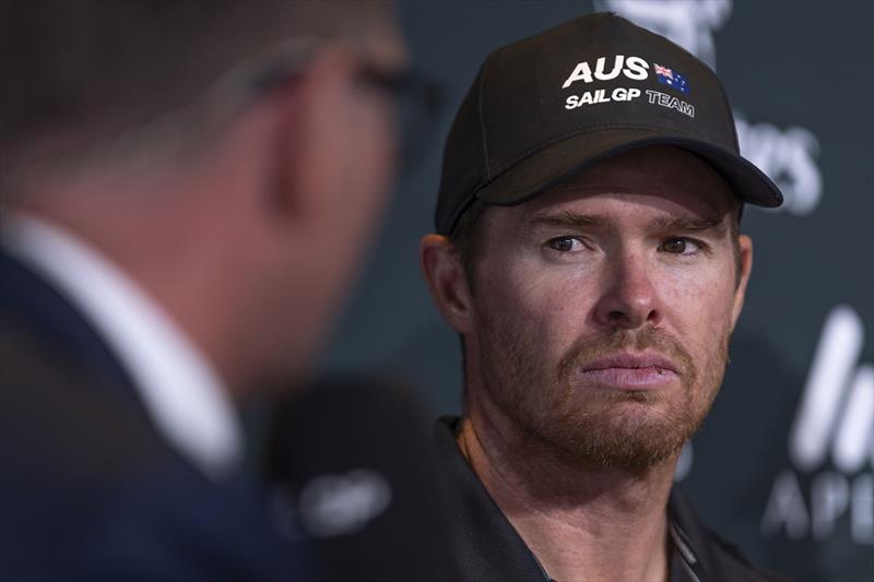 Tom Slingsby - known for his focus - photo © Patrick Hamilton for SailGP