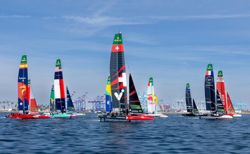 Start - Day 2 Rolex Los Angeles SailGP - March 16, 2025 - photo © Felix Diemer/SailGP
