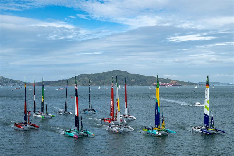 Race Day 1- Oracle San Francisco SailGP - March 22, 2025 - San Francisco - photo © Ricardo Pinto/SailGP