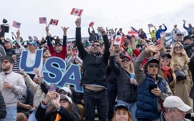 Fans - Race Day 1- Oracle San Francisco SailGP - March 22, 2025 - San Francisco - photo © Jed Jacobsohn/SailGP
