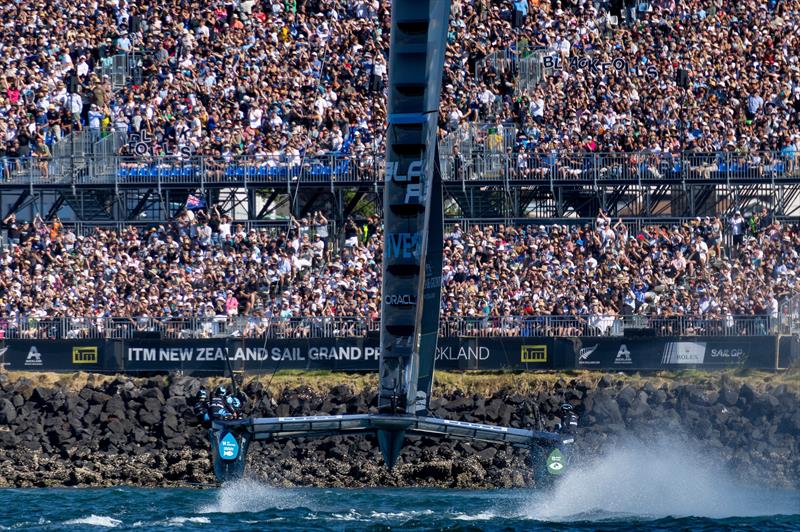 Black Foils - Race Day 1-  ITM New Zealand - January 19, 2025 - Auckland photo copyright Felix Diemer/SailGP taken at Royal New Zealand Yacht Squadron and featuring the F50 class