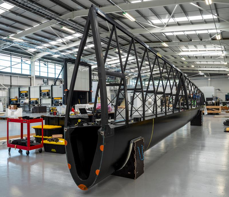 SailGP Team Australia's new wing is worked on at SailGP Technologies in Southampton, UK - photo © Jason Ludlow for SailGP