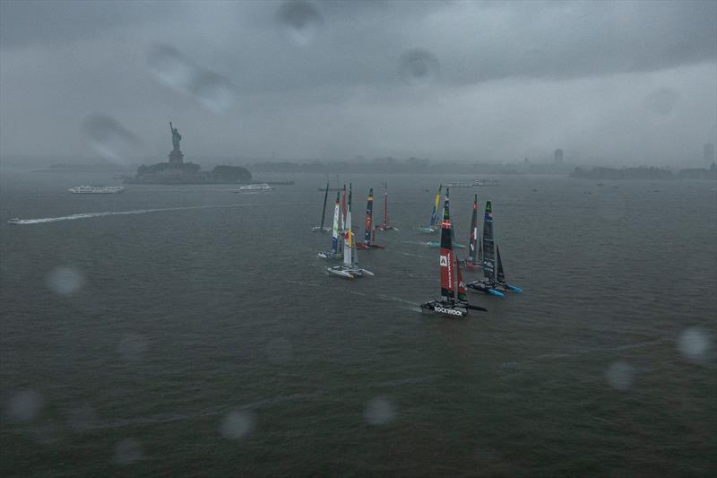Day 1 of the Mubadala New York Sail Grand Prix  - photo © Samo Vidic for SailGP
