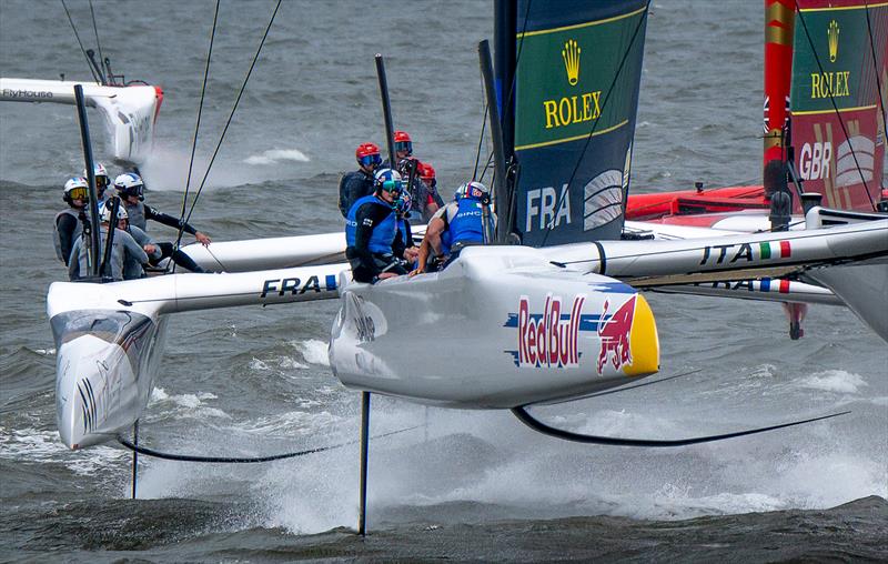 Red Bull Italy - Day 2 of the Mubadala New York Sail Grand Prix  photo copyright Jason Ludlow/SailGP taken at New York Sailing Club and featuring the F50 class