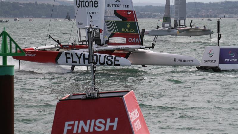 Day 2 - SailGP Portsmouth - July 20, 2025 photo copyright Richard Gladwell - Sail-World.com/nz taken at Wakatere Boating Club and featuring the F50 class