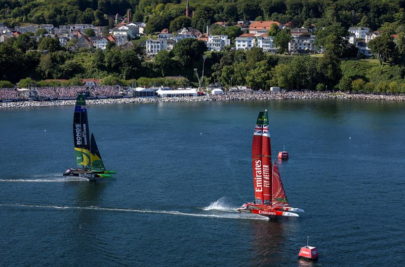 Race Day 2 of the Germany Sail Grand Prix - photo © Jonathan Nackstrand for SailGP