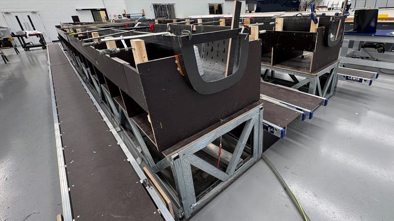 Assembly area - SailGP Technologies - July 16, 2025 - photo © Richard Gladwell - Sail-World.com/nz