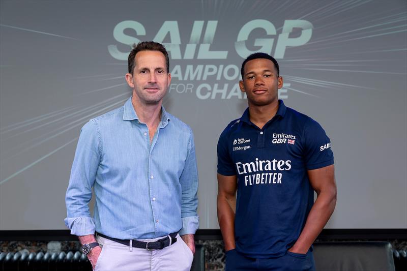 Ben Ainslie and Kai Hockley, Emirates Great Britain SailGP Team - photo © Katelyn Mulcahy for SailGP