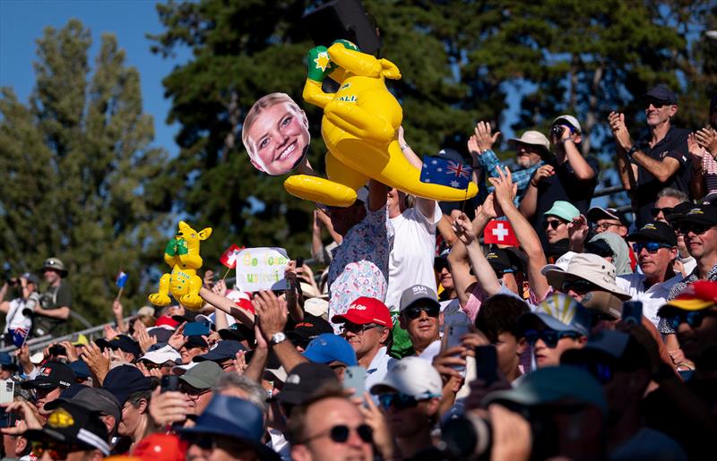 BONDS Flying Roos SailGP Team fans - Race Day 1 of the Rolex Switzerland Sail Grand Prix - photo © Gary Oakley for SailGP