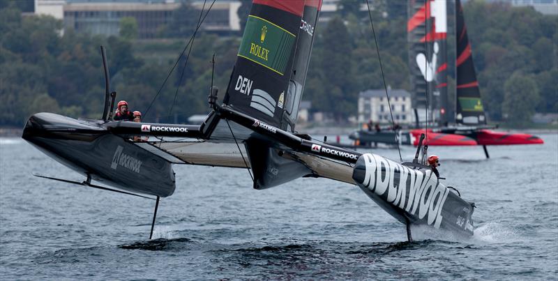 ROCKWOOL Denmark SailGP Team helmed by Nicolai Sehested - Race Day 2 of the Rolex Switzerland Sail Grand Prix - Geneva, Switzerland - September 21, 2025 - photo © Felix Diemer for SailGP