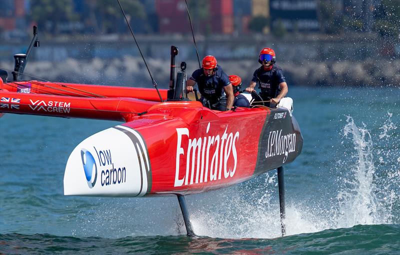 Emirates Great Britain SailGP Team win DP World Spain Sail Grand Prix photo copyright Felix Diemer for SailGP taken at Real Club Náutico de Cádiz and featuring the F50 class