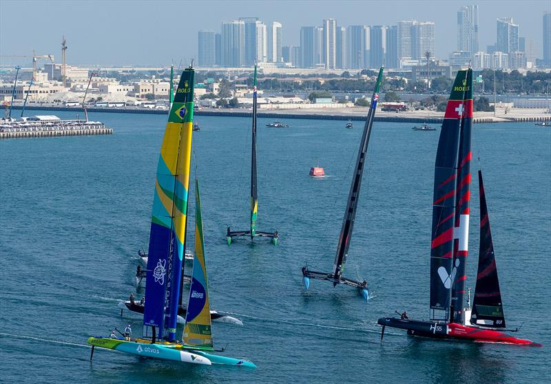  Brazil and Switzerland - Day 1 -  Mubadala Abu Dhabi Sail Grand Prix Season Grand Final - November 29, 2025 - photo © Felix Diemer/SailGP