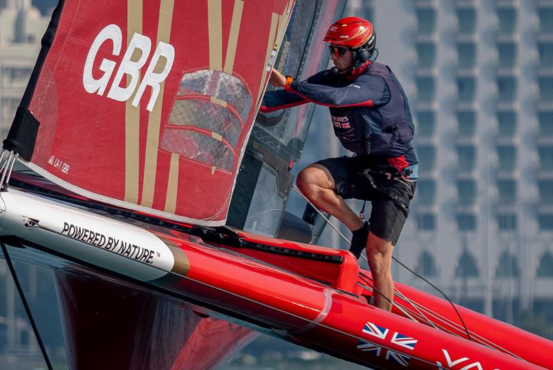  Luke Parkinson - Emirates Great Britain - Day 1 -  Mubadala Abu Dhabi Sail Grand Prix Season Grand Final - November 29, 2025 - photo © Bob Martin/SailGP