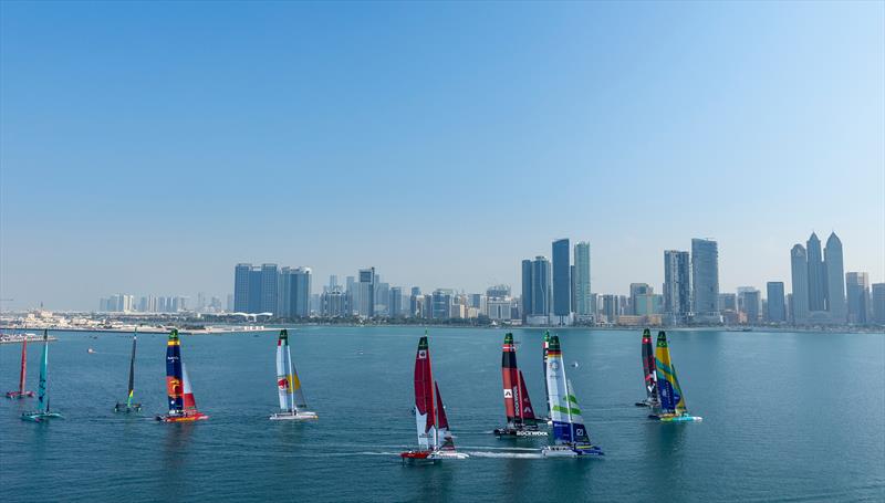  Brazil and Switzerland - Day 1 -  Mubadala Abu Dhabi Sail Grand Prix Season Grand Final - November 29, 2025 - photo © Felix Diemer/SailGP