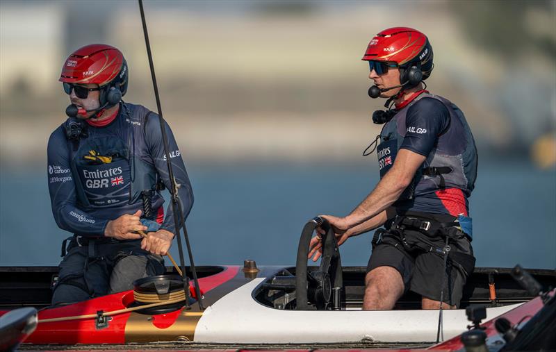  Dylan Fletcher and Iain Jensen (Emirates Great Britain) - Day 1 -  Mubadala Abu Dhabi Sail Grand Prix Season Grand Final - November 29, 2025 - photo © Ricardo Pinto/SailGP
