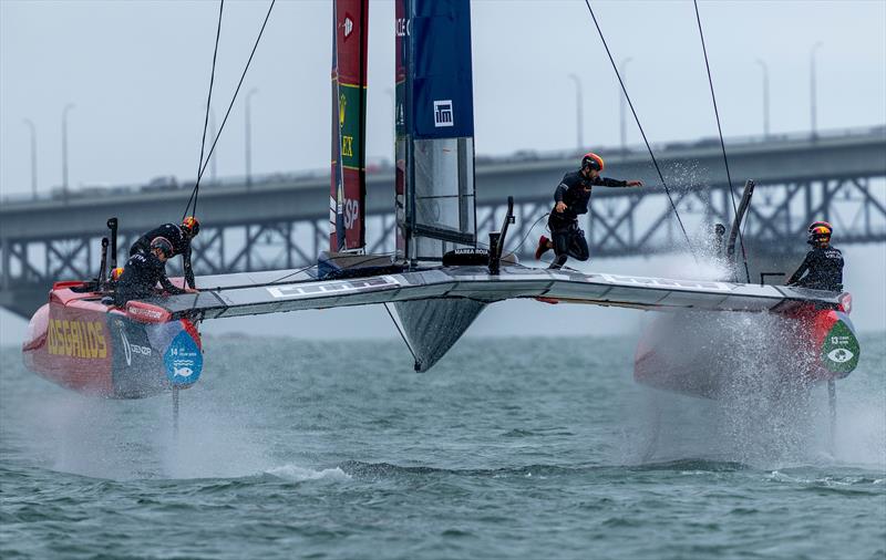 Los Gallos - Practice Day - ITM NZ SailGP - February 13, 2026 - Auckland, NZ - photo © Felix Diemer/SailGP