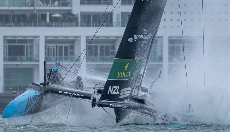 Black Foils - Practice Day - ITM NZ SailGP - February 13, 2026 - Auckland, NZ - photo © Felix Diemer/SailGP