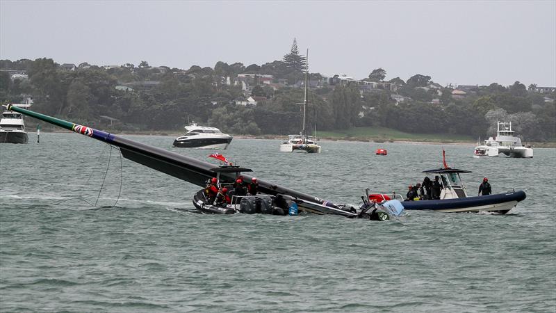 Black Foils (NZL ) - Day 1 - ITM NZ SailGP - Auckland - February 14, 2026 photo copyright Richard Gladwell - Sail-World.com/nz taken at Royal New Zealand Yacht Squadron and featuring the F50 class