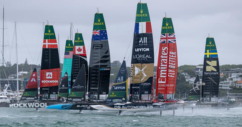 SailGP fleet - Day 1 of the ITM NZ SailGP - Auckland - February 2026 - photo © Felix Diemer/SailGP