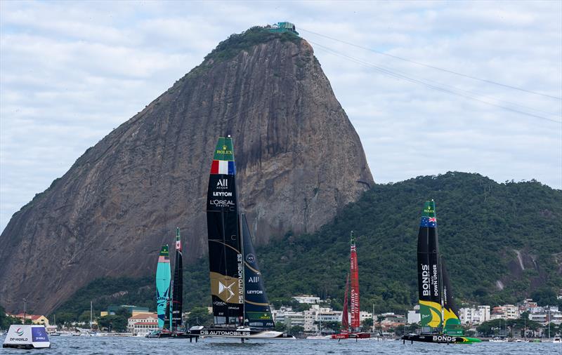 Race Day 1 of the ENEL Rio Sail Grand Prix - Rio de Janeiro, Brazil. Day 1 -  11 April . Rolex SailGP Championship Event 4 Season 6  - photo © Jason Ludlow/SailGP
