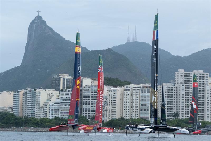 Race Day 1 of the ENEL Rio Sail Grand Prix - Rio de Janeiro, Brazil. Day 1 -  11 April . Rolex SailGP Championship Event 4 Season 6  - photo © Ricardo Pinto/SailGP