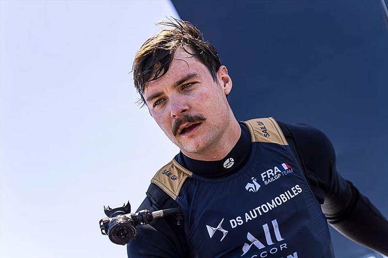 Enzo Belanger (FRA) - DS Automobiles - SailGP photo copyright Martin Keruzoré/KChallenge taken at Union Nautique Marseillaise and featuring the F50 class