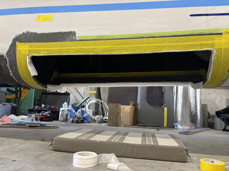 Red Bull Italy F50 under repair - SailGP Halifax - June 2026 - photo © SailGP