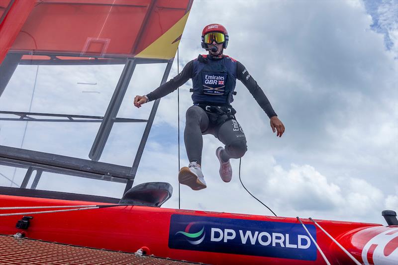 Emirates GBR Driver Dylan Fletcher said he was looking forward to racing in Halifax for the first time - photo © Felix Diemer for SailGP
