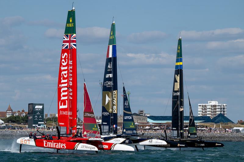 Day 2 - Emirates Great Britain Sail Grand Prix 2026 photo copyright Ricardo Pinto for SailGP taken at  and featuring the F50 class