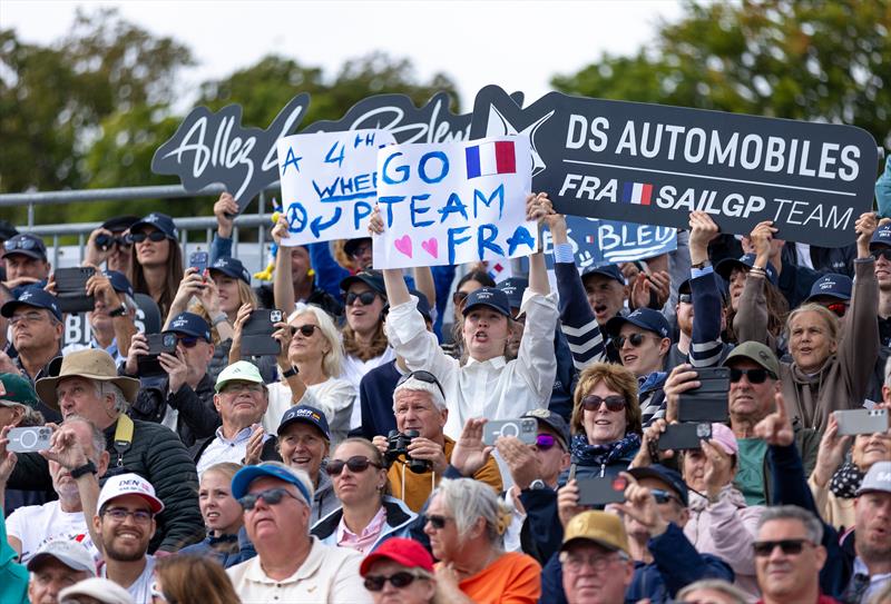 French supporters - Day 1 - Rockwool Germany Sail Grand Prix - Sassnitz - August 22, 2026 - photo © Benjamin Rosewall/SailGP
