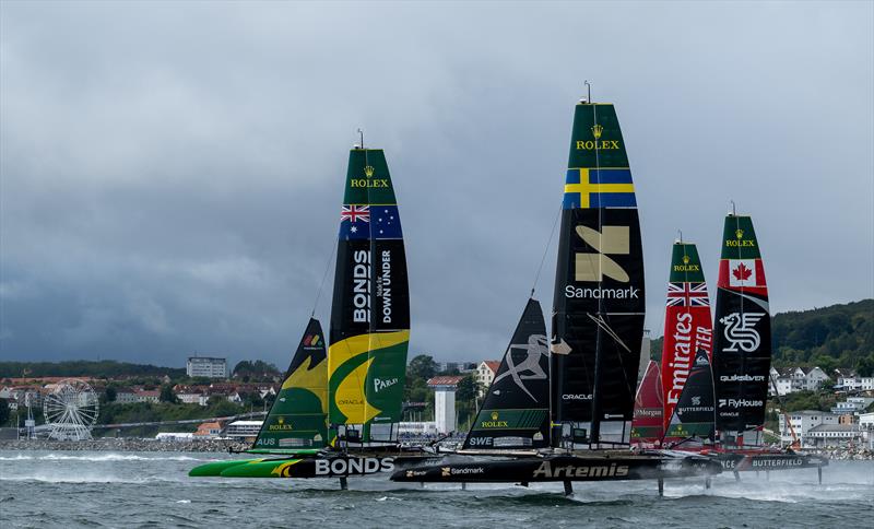 Bonds Flying Roos live up to their name - Day 2 - Rockwool Germany Sail Grand Prix - Sassnitz - August 23, 2026 - photo © Ricardo Pinto/SailGP