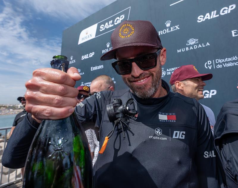 Taylor Canfield (USA) - Day 2 - Spain Sail Grand Prix - Valencia - September 6, 2026 photo copyright Jason Ludlow/SailGP taken at Real Club Nautico Valencia and featuring the F50 class