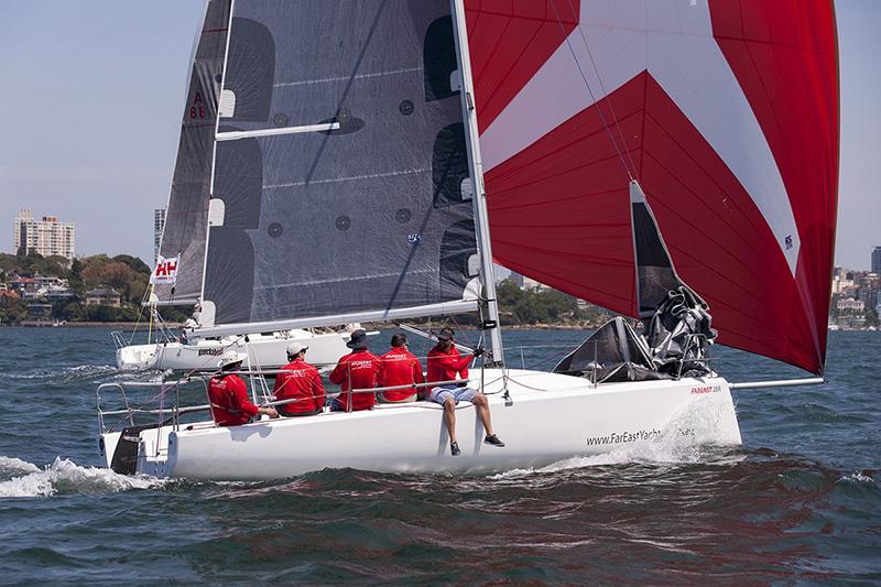 FarEast 28Rs offer excitement for sailors and fans alike - Sydney Harbour Regatta photo copyright Andrea Francolini taken at Middle Harbour Yacht Club and featuring the FarEast 28 class