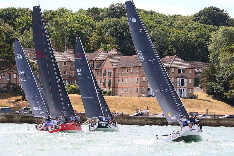 Cowes Week day 1 photo copyright Ingrid Abery / www.ingridabery.com taken at Cowes Combined Clubs and featuring the Farr 280 class