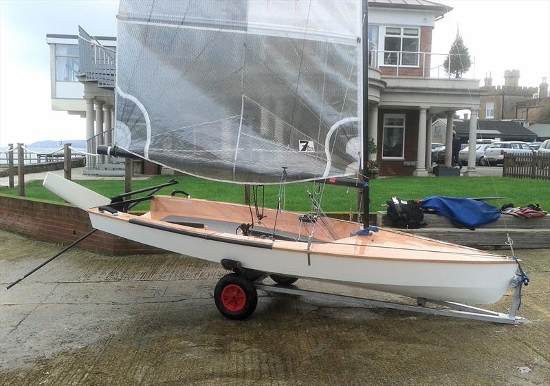 Testing the first composite Farr 3.7 built in the UK photo copyright Myles Mence taken at Lymington Town Sailing Club and featuring the Farr 3.7 class