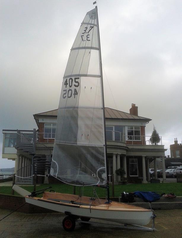Testing the first composite Farr 3.7 built in the UK photo copyright Myles Mence taken at Lymington Town Sailing Club and featuring the Farr 3.7 class
